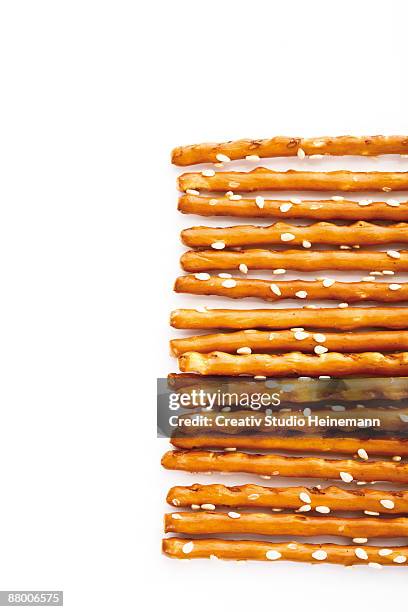 saltsticks in a row, elevated view - spoil system stock pictures, royalty-free photos & images