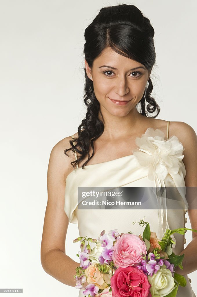 Young bride, close-up