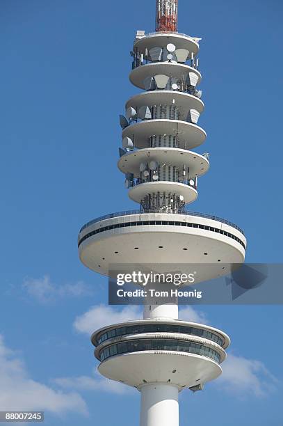 germany, hamburg, heinrich-hertz television tower - heinrich hertz stock pictures, royalty-free photos & images