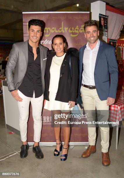 Gloria Camila Ortega and Kiko Jimenez attend the charity market 'Rastrillo Nuevo Futuro' on November 24, 2017 in Madrid, Spain.