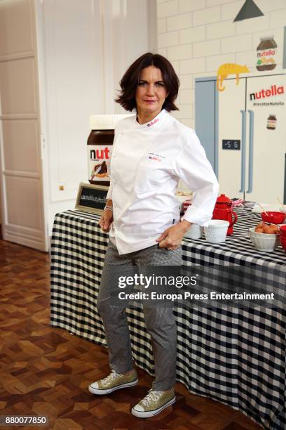 Chef Samantha Vallejo-Nagera attends the 'Nutella' photocall at the Consulate of Italy on November 24, 2017 in Madrid, Spain.