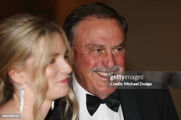 John Newcombe arrives at the 2017 Newcombe Medal at Crown Palladium on November 27, 2017 in Melbourne, Australia.