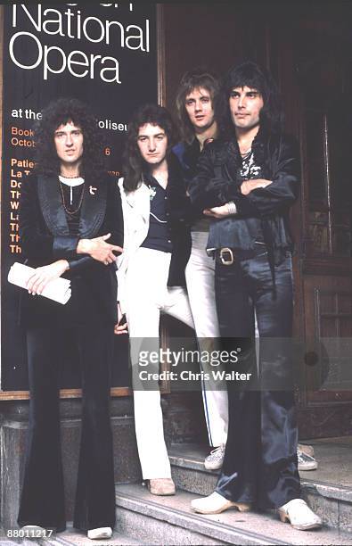 London Brian May, John Deacon, Roger Taylor, Freddie Mercury © Chris Walter