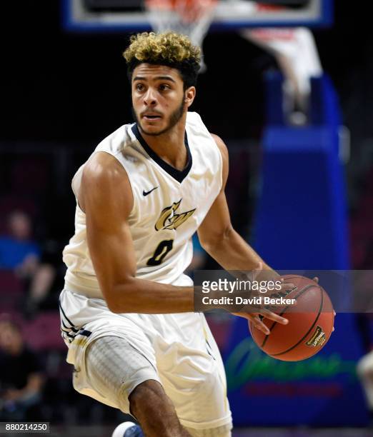 During the 2017 Continental Tire Las Vegas Invitational basketball tournament at the Orleans Arena on November 24, 2017 in Las Vegas, Nevada. Kansas...