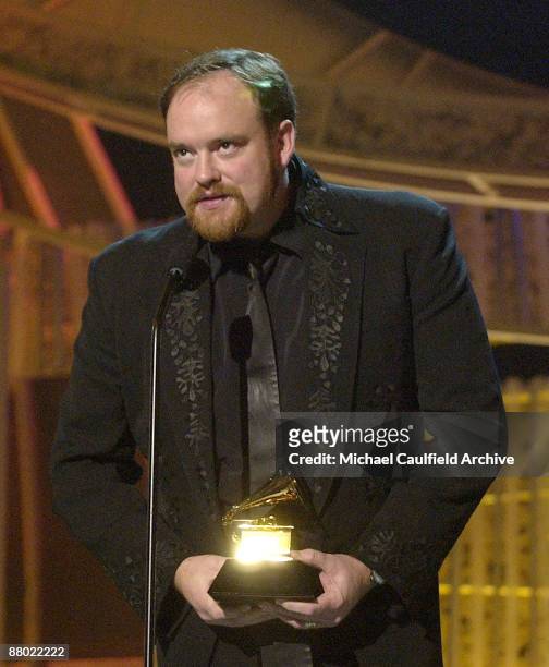 John Carter Cash accepts the award for Best Short Form Music Video for his father Johnny Cash "Hurt"