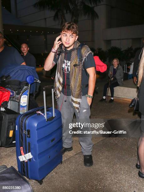 Prince Michael Jackson is seen at Los Angeles International Airport on November 26, 2017 in Los Angeles, California.