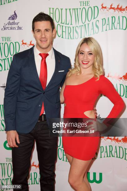 Titou and Natalie of Masters of Illusion attend the 86th Annual Hollywood Christmas Parade on November 26, 2017 in Hollywood, California.
