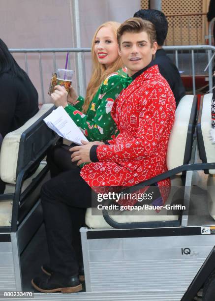 Garrett Clayton is seen arriving at 86th Annual Hollywood Christmas Parade on November 26, 2017 in Los Angeles, California.