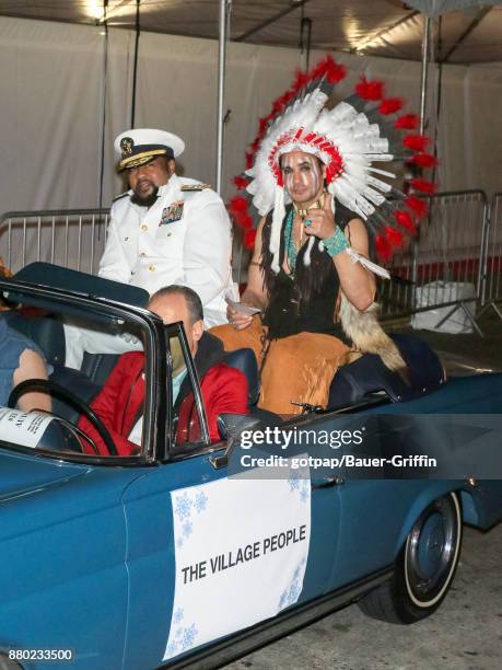 Victor Willis of music band 'Village People' is seen arriving at 86th Annual Hollywood Christmas Parade on November 26, 2017 in Los Angeles,...