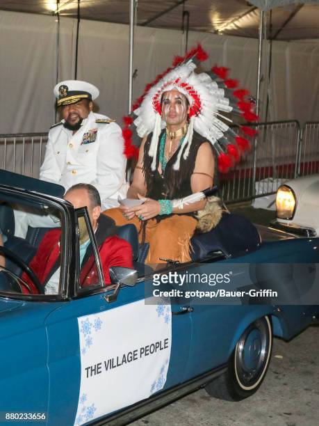 Victor Willis of music band 'Village People' is seen arriving at 86th Annual Hollywood Christmas Parade on November 26, 2017 in Los Angeles,...