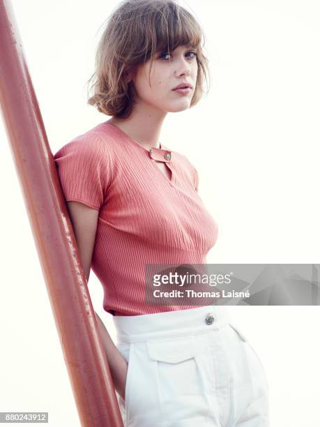 Actress Mathilde Warnier is photographed for Self Assignment on September, 2017 in Venice, Italy. .