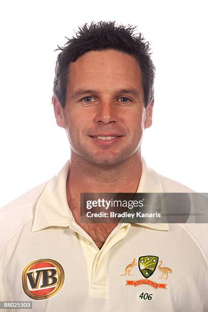 Brad Hodge poses for a portrait at the Hyatt Regency Coolum on May 25, 2009 at the Sunshine Coast, Australia.