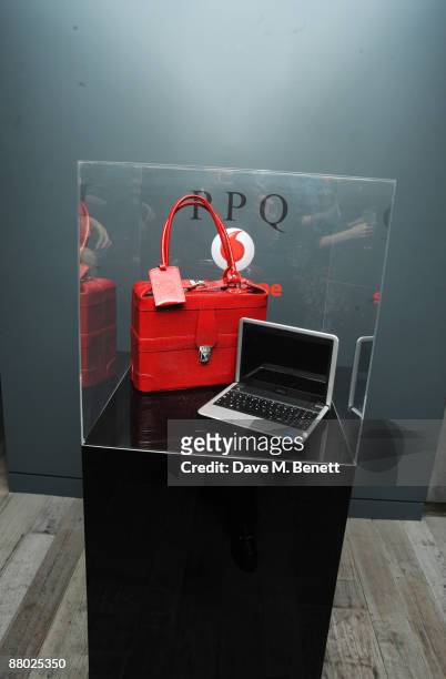 General view at the launch party of the new PPQ for Vodafone Netbook Bag, a limited edition Netbook Bag designed by PPQ exclusively for Vodafone, at...