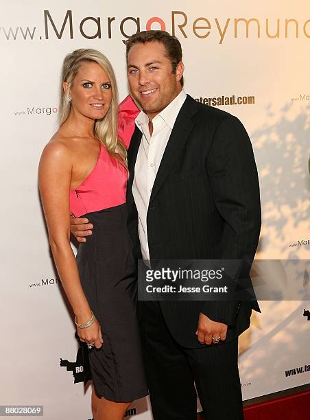 Erica Dahm and Jay McGraw attend the Margo Reymundo of Organica Records CD debut party at Vibrato Grill Jazz on May 27, 2009 in Beverly Hills,...