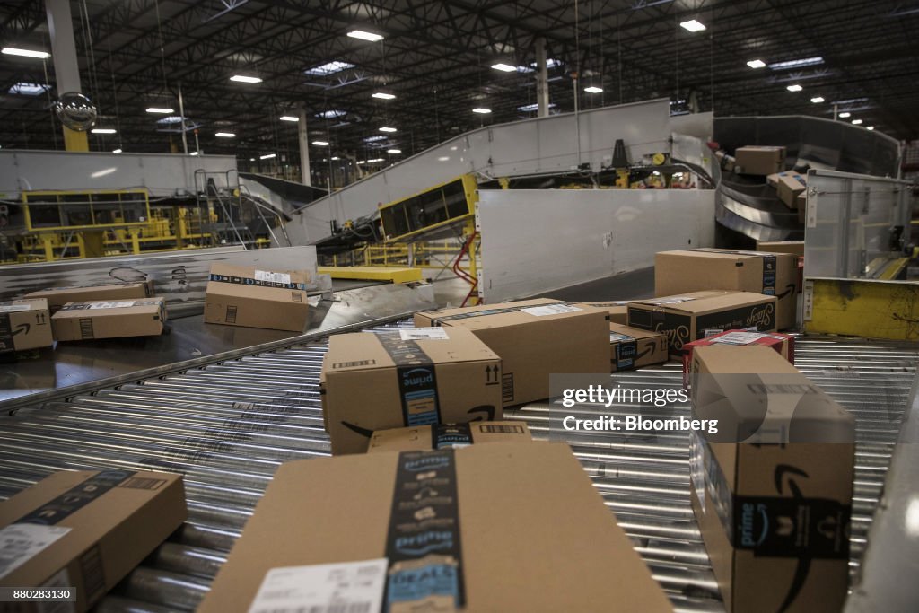 Inside An Amazon.com Inc. Fulfillment Center On Cyber Monday