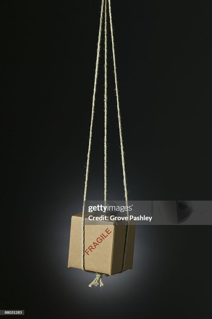 Box Clipping Rope Box Suspended By Rope High-Res Stock Photo - Getty Images
