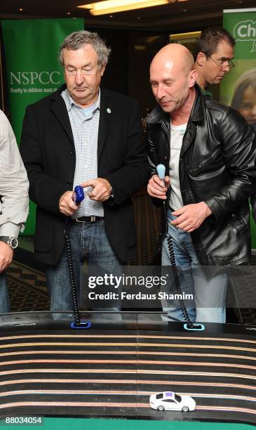 Nick Mason and guest attend NSPCC's charity event launch of 'The Circuit' at the ING Building on May 28, 2009 in London, England.