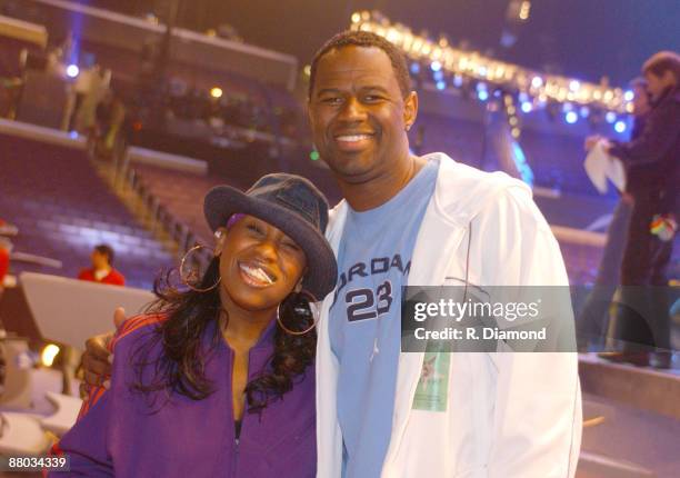 Missy Elliott and Brian McKnight