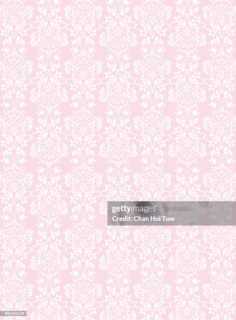 Patrón De Flores Blancas Elegante Textura Fondo Wallpaper Rosa Ilustración  de stock - Getty Images