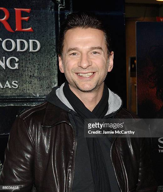 David Gahan of Depeche Mode attends the "Sweeny Todd: The Demon Barber of Fleet Street" Special Screening for the Goth Community at Clearview Chelsea...