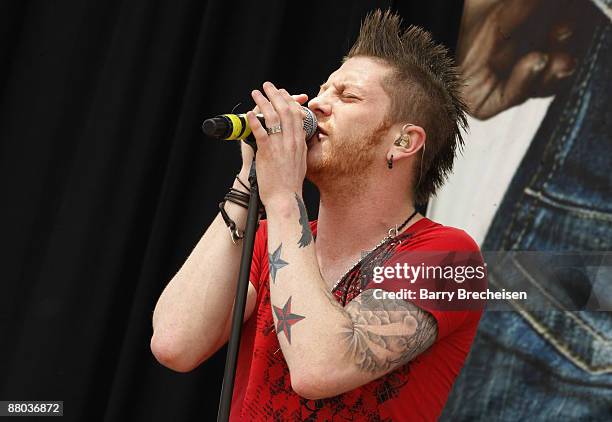 Jared Weeks of Saving Abel performs during the 2009 Rock On The Range festival at Columbus Crew Stadium on May 17, 2009 in Columbus, Ohio.