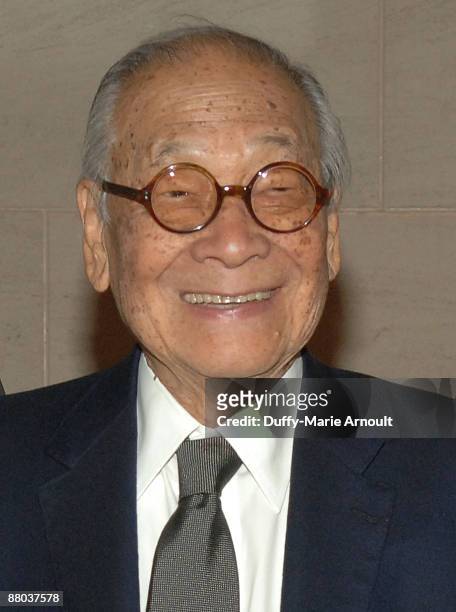 Architect I. M. Pei attends Soiree Au Louvre 2009 at The Centurion on May 20, 2009 in New York City.