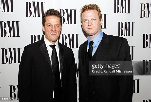 Composer Nathan Barr and musician Jace Everett attend BMI's 57th Annual Film And Television Awards held at The Beverly Wilshire Hotel on May 20, 2009...
