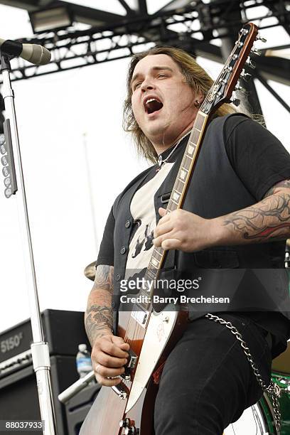Chris Robertson of Black Stone Cherry performs during the 2009 Rock On The Range festival at Columbus Crew Stadium on May 16, 2009 in Columbus, Ohio.