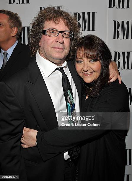 Composer Randy Edelman and BMI Vice President, Film/TV Relations Doreen Ringer Ross attend BMI's 57th Annual Film And Television Awards held at The...