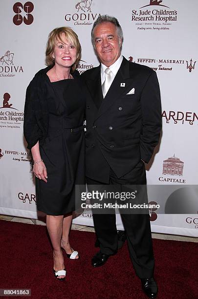 Actor Tony Sirico and guest attend the "Chocolat au Vin" benefit for St. Jude's Children's Research Hospital at Capitale on May 28, 2009 in New York...