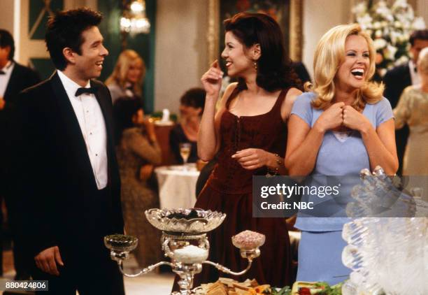 Girl's Gotta Love a Wedding" Episode 8 -- Pictured: Rafer Weigel as Max, Heather Paige Kent as Maggie Marino, Jenny McCarthy as Jenny McMillan --