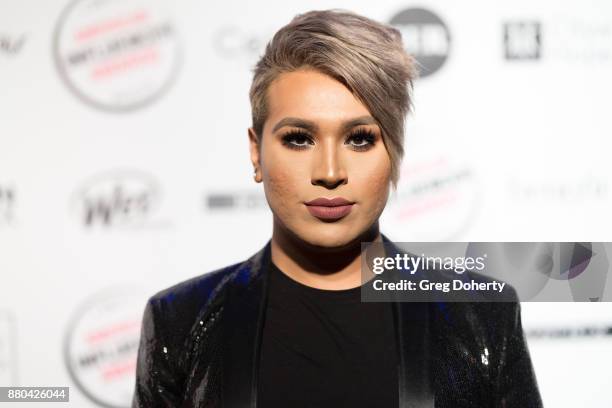 Edgar of EdgarsMakeup attends the American Influencer Award at The Novo by Microsoft on November 18, 2017 in Los Angeles, California.