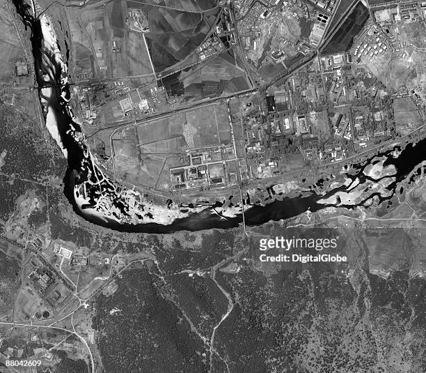 May 14: In this satellite image the Yongbyon nuclear facility is seen on May 14, 2009 in Yongyon, North Korea. North Korea has announced that it...
