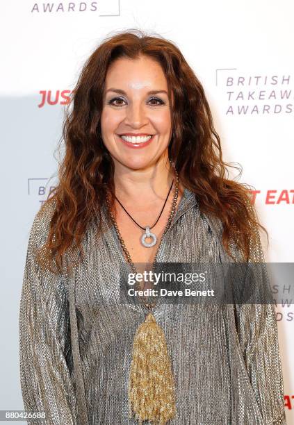 Sarah Willingham attends the British Takeaways Awards, in association with Just Eat at The Savoy Hotel on November 27, 2017 in London, England. The...