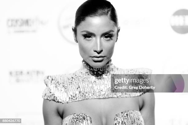 Natalie Eva Marie attends the American Influencer Award at The Novo by Microsoft on November 18, 2017 in Los Angeles, California.