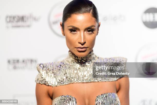 Natalie Eva Marie attends the American Influencer Award at The Novo by Microsoft on November 18, 2017 in Los Angeles, California.