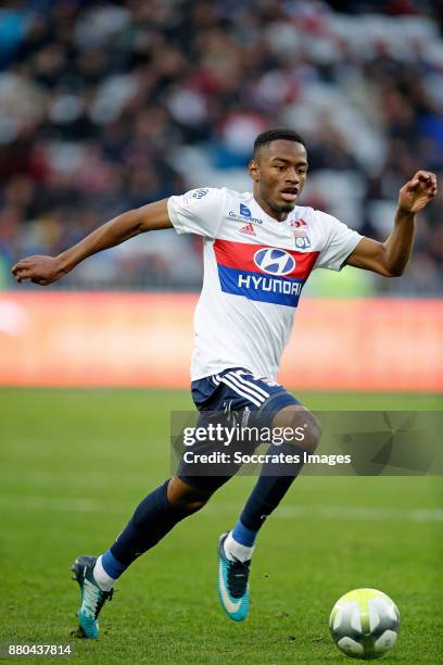 Myziane Maolida of Olympique Lyon during the French League 1 match between Nice v Olympique Lyon at the Allianz Riviera on November 26, 2017 in Nice...