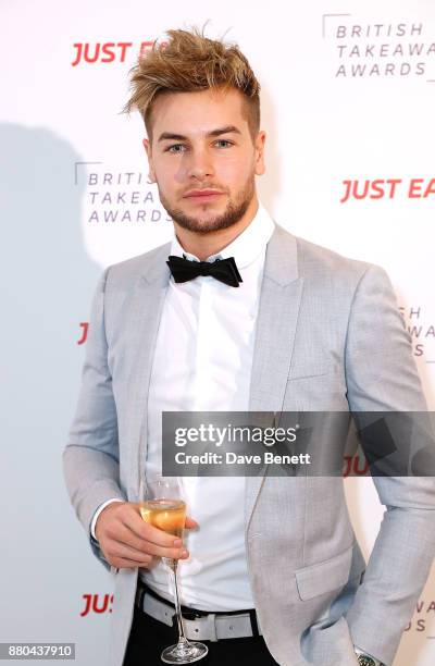 Chris Hughes attends the British Takeaways Awards, in association with Just Eat at The Savoy Hotel on November 27, 2017 in London, England. The...