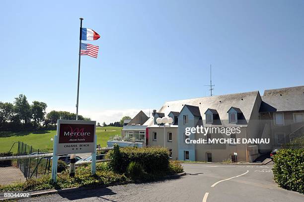 View taken on May 29, 2009 of the Mercure hotel in Port-en-Bessin, northwestern France where eleven people who were in close contact with a US...