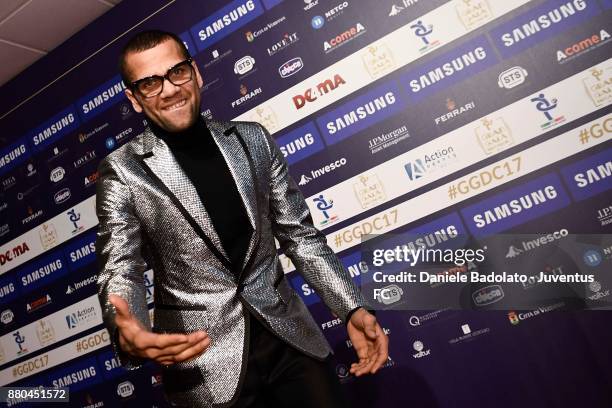 Dani Alves attends the Gran Gala Del Calcio 2017 on November 27, 2017 in Milan, Italy.