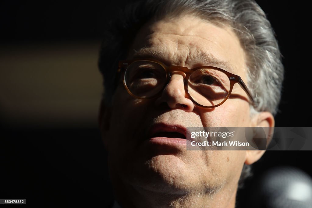 Sen. Al Franken Returns To Work On Capitol Hill After Sex Harrassment Claims