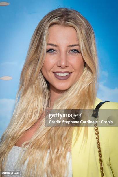 Fanny Salvat attends the "La Villa Des Coeurs Brises" : Photocall at TF1 on November 27, 2017 in Boulogne-Billancourt, France.