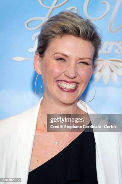 Lucie Mariotti attends the "La Villa Des Coeurs Brises" : Photocall at TF1 on November 27, 2017 in Boulogne-Billancourt, France.