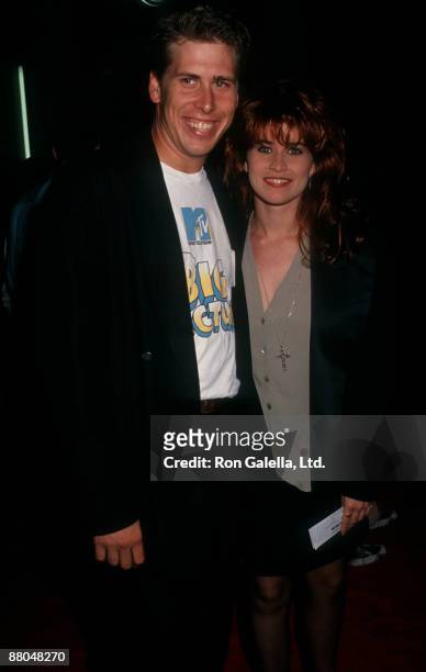 Actress Nancy McKeon and actor Philip McKeon attending "Where Day Take You" on September 8, 1992 at Mann Chinese Theater in Hollywood, California.