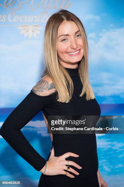 Beverly attends the "La Villa Des Coeurs Brises" : Photocall at TF1 on November 27, 2017 in Boulogne-Billancourt, France.