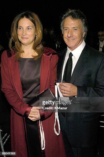 Dustin Hoffman and wife Lisa Gottsegen