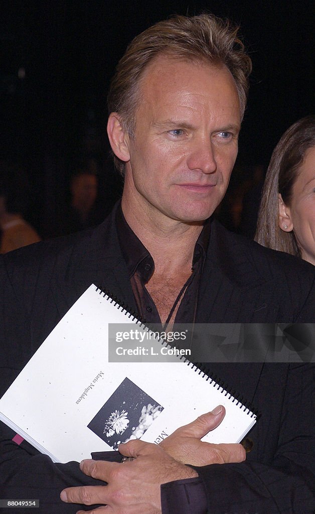 The 46th Annual GRAMMY Awards - MusiCares Person of the Year - Sting - Backstage and Audience