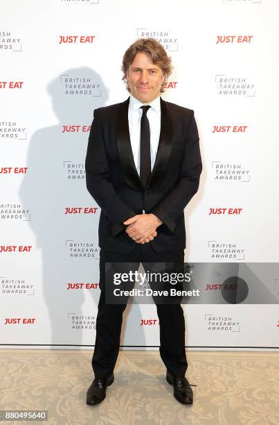 Host of the evening John Bishop at the British Takeaways Awards, in association with Just Eat at The Savoy Hotel on November 27, 2017 in London,...