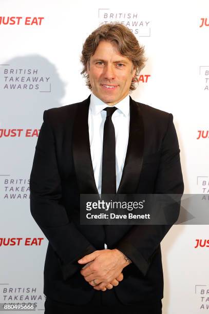 Host of the evening John Bishop at the British Takeaways Awards, in association with Just Eat at The Savoy Hotel on November 27, 2017 in London,...
