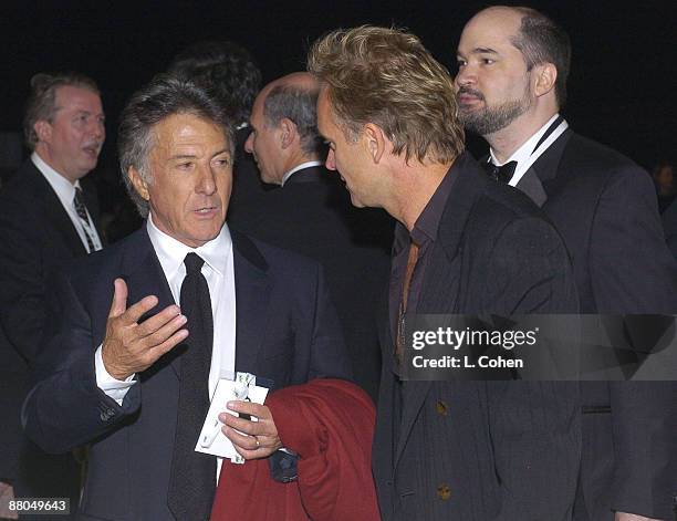 Dustin Hoffman and Sting